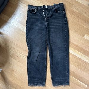 Zara straight leg jeans size 8